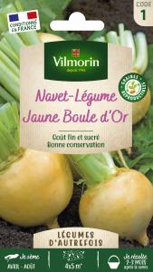 Navet Jaune Boule d'Or - Légumes d'Autrefois